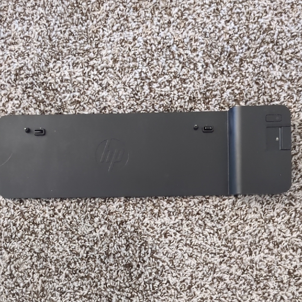 HP Matte Black Docking Station Faceplate